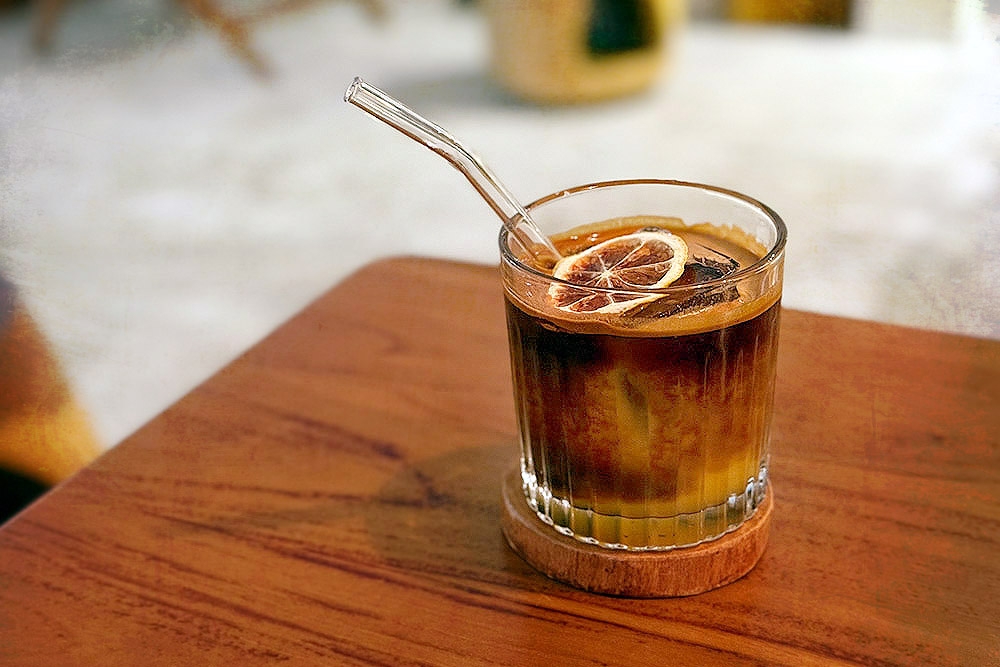 Orange Americano. — Picture by CK Lim